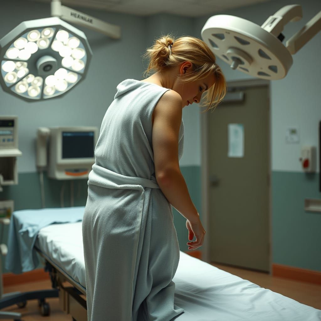 Helen Skelton in Hospital Operating Theatre: Photorealistic ...