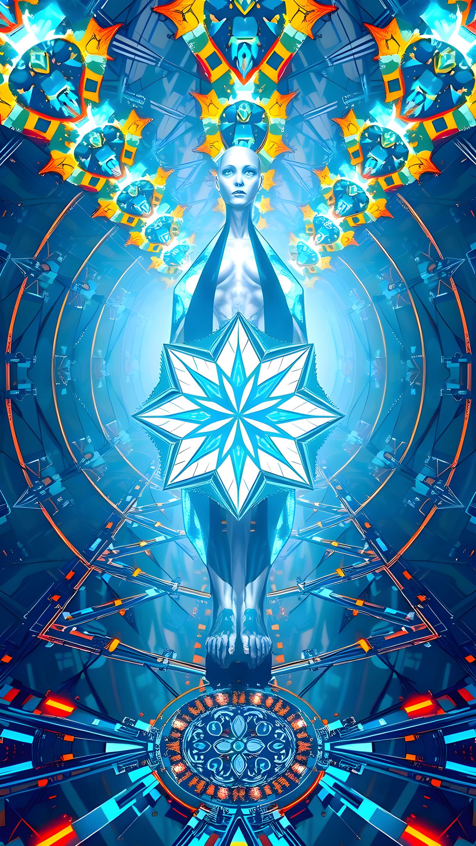 Kaleidoscopic Crystalline Entity in Science-Fiction Fantasy