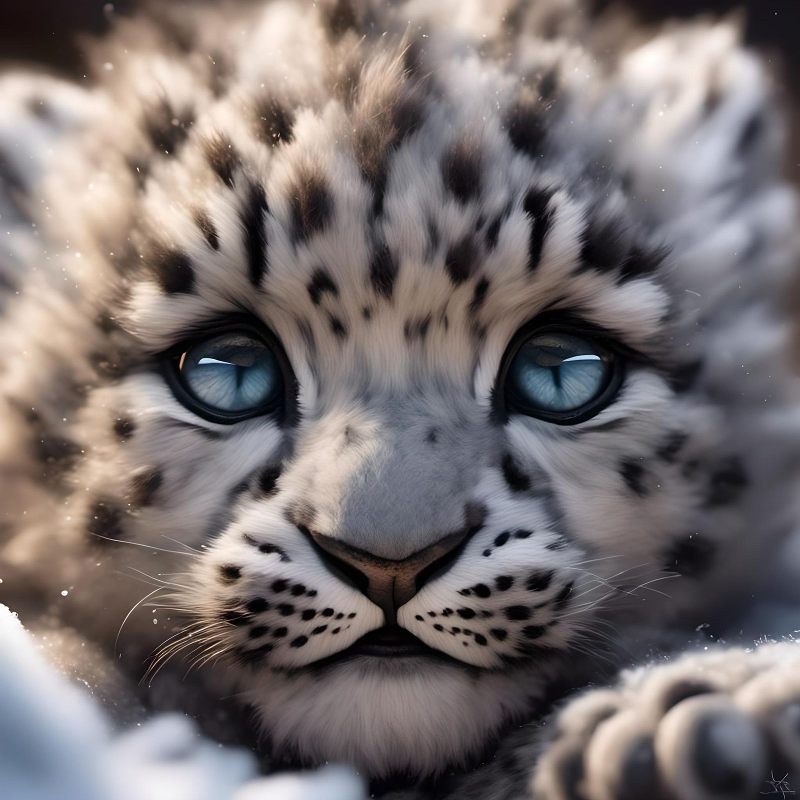 Snow Leopard Cub