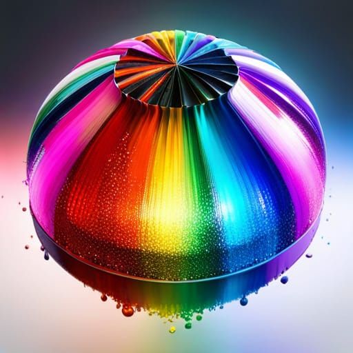 Hyperdetailed Rainbow Reflection in Dynamic Lighting