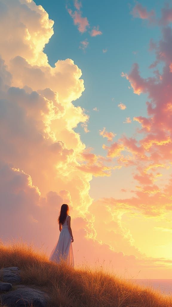 Serenely Captured Landscape in Ethereal Style