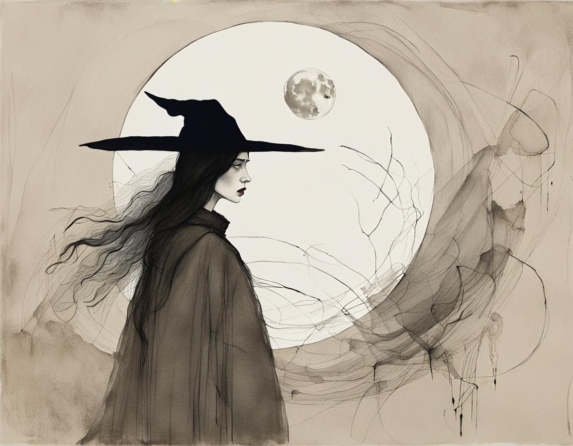 Ethereal Enchantress Silhouette