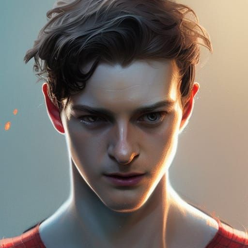 Tom Holland Spiderman fan art
