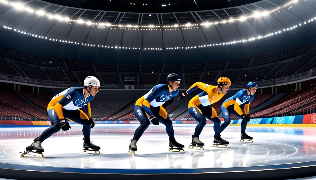Chasing Gold: The Speed Skating Stars of the Olympic Arena
