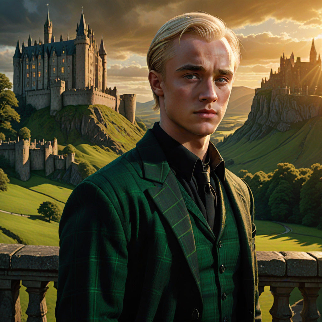 Malfoy in tartan