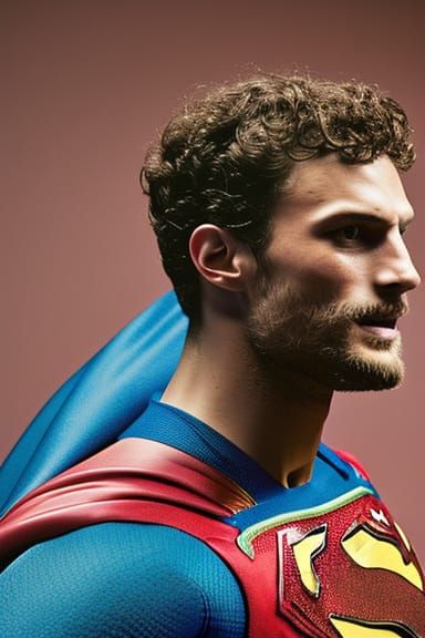 Portrait of Jamie Dornan as Superman