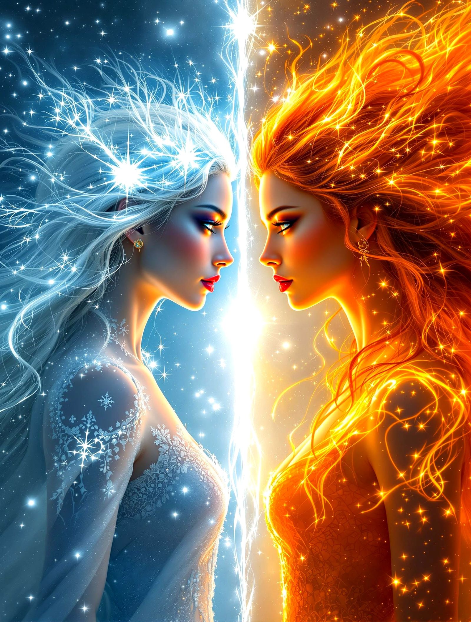Ice Sovereign vs Flame Dancer: Eternal Rivalry in Digital Oi...