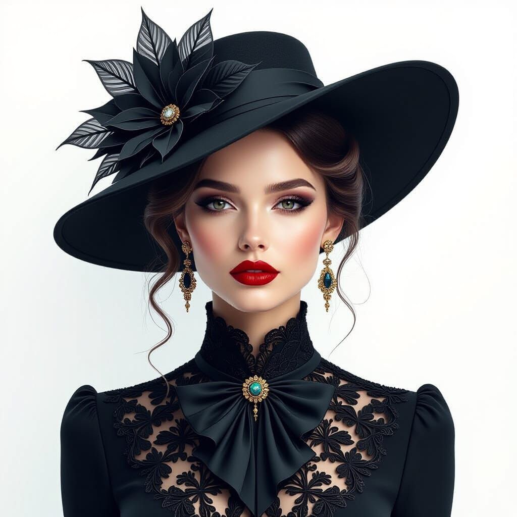 Ultraminimalist Fashion Design in Dark Academia Style