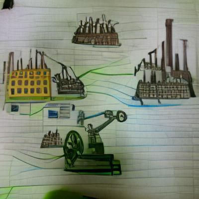 Industrial Revolution Scene