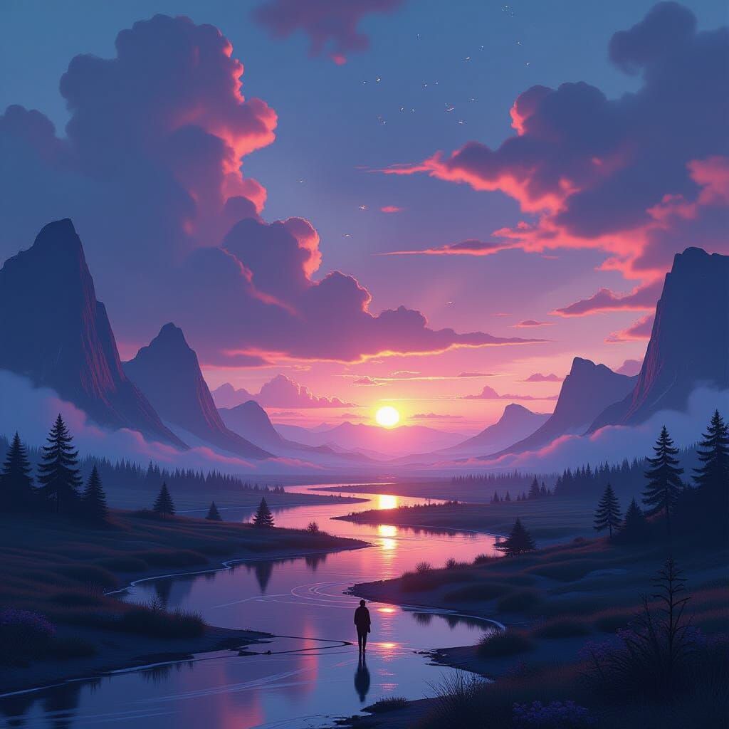 Futuristic Dreamscape in Hyperrealistic Detail