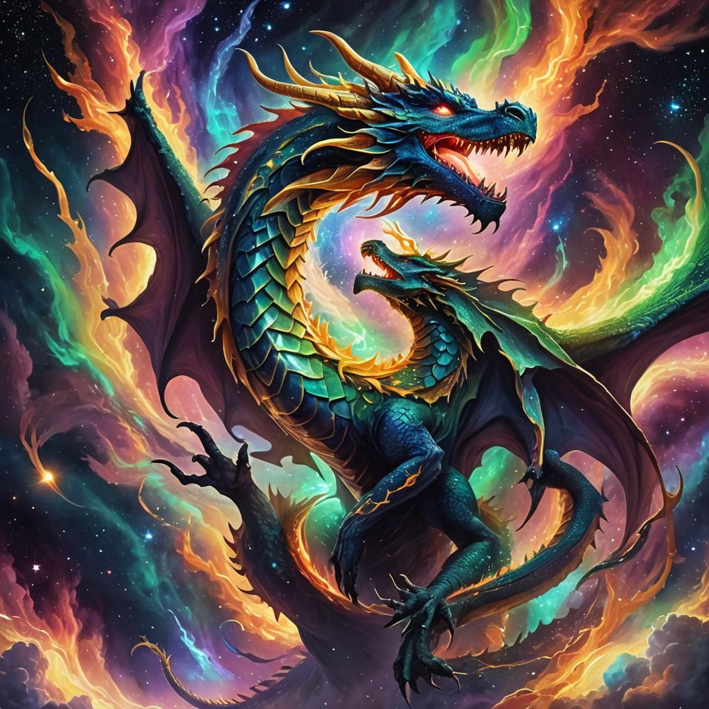 Cosmic Energy Dragons Protecting Galactic Balance