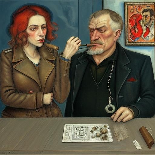 Locksmith Vasya: An Expressionist Portrait