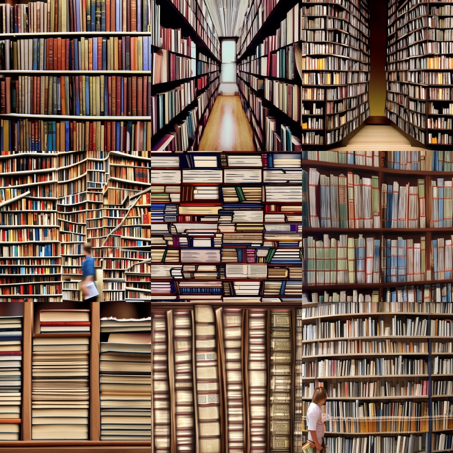 Antique Books Stack Still Life