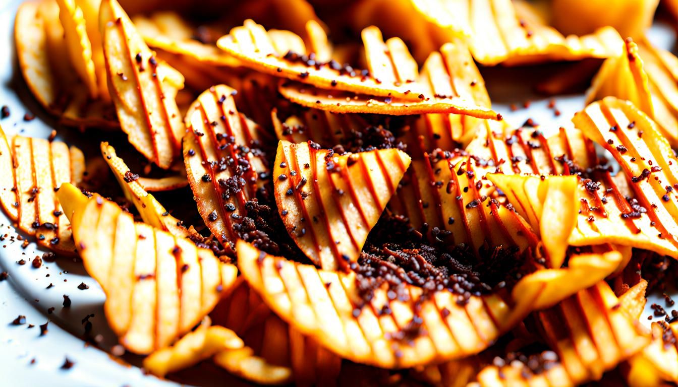 Chips Sprinkled with Dehydrated Marmite Seasoning