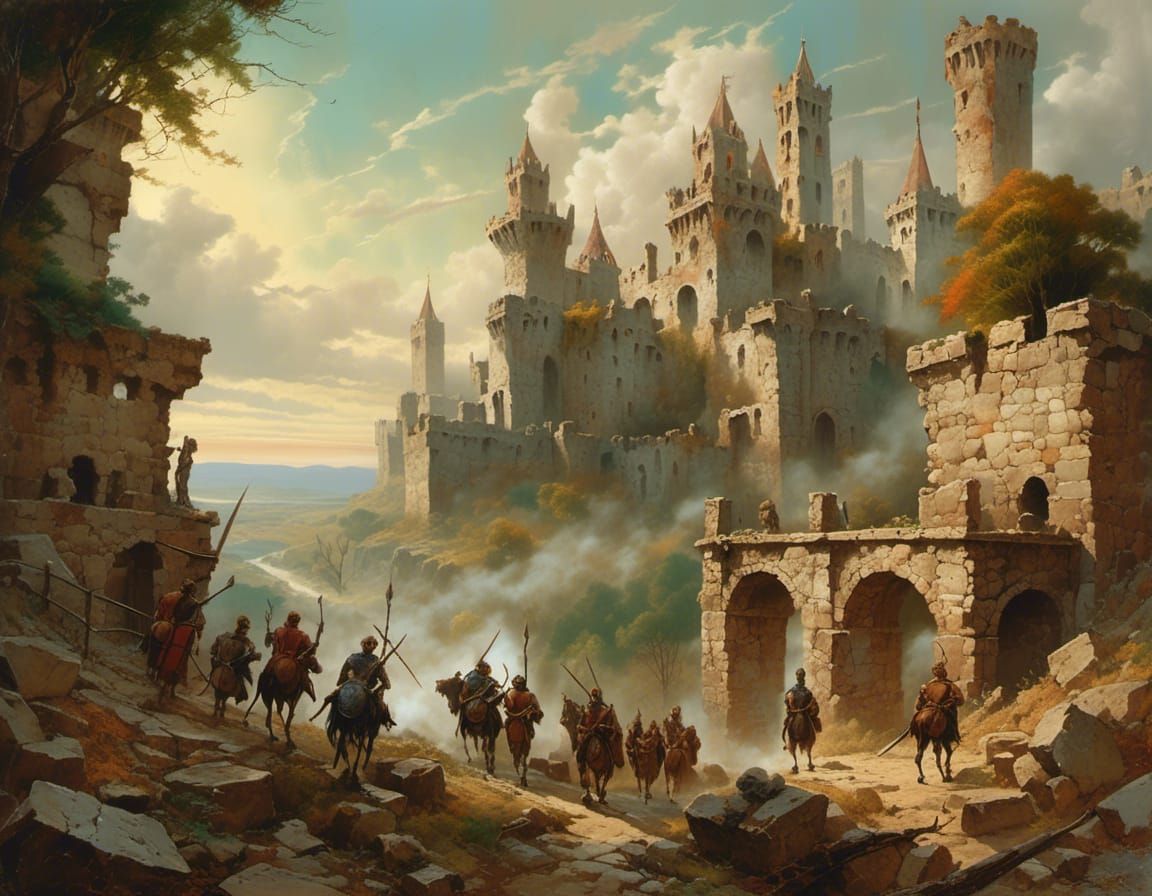 Ramparts Repel Roman Raiders in Renaissance Style