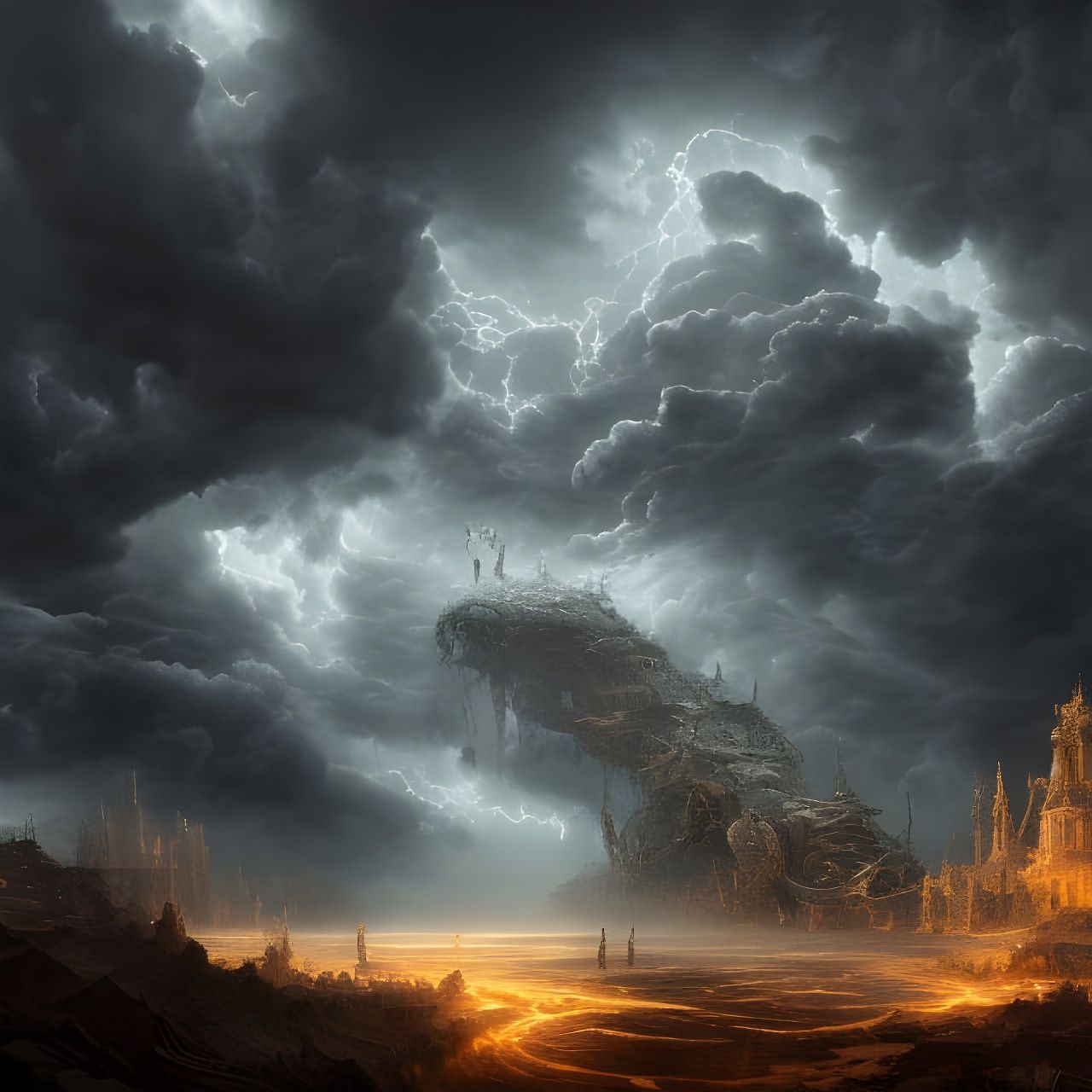 Deconstruction of a Storm Brain: Digital Matte Painting