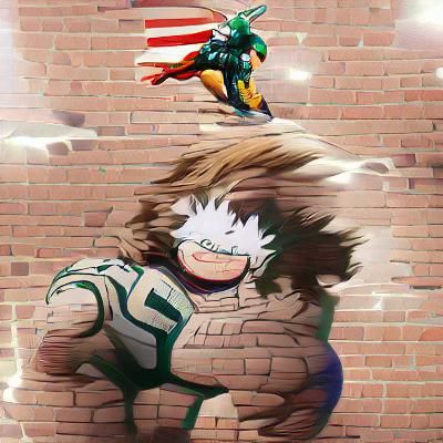 Simple AI Image of a Hero