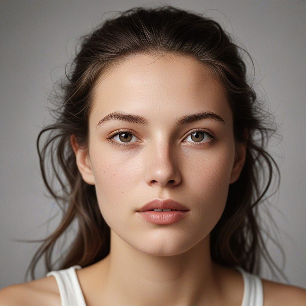 Serene Confident Portrait in Soft Light