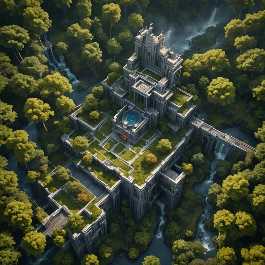 Hunger Games Inspired Matte Painting in Deep Color