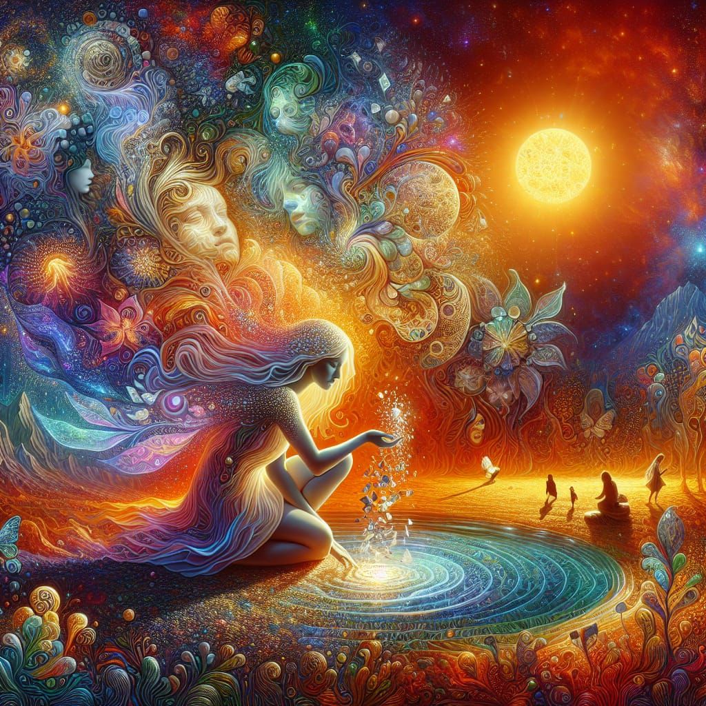 Surreal Bio Art of Self-Improvement and Human Growth in Vibr...