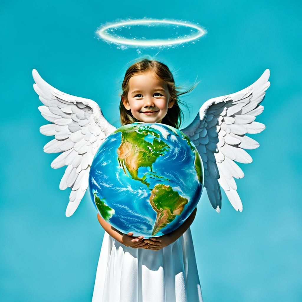 Earth Day Angelic Figure