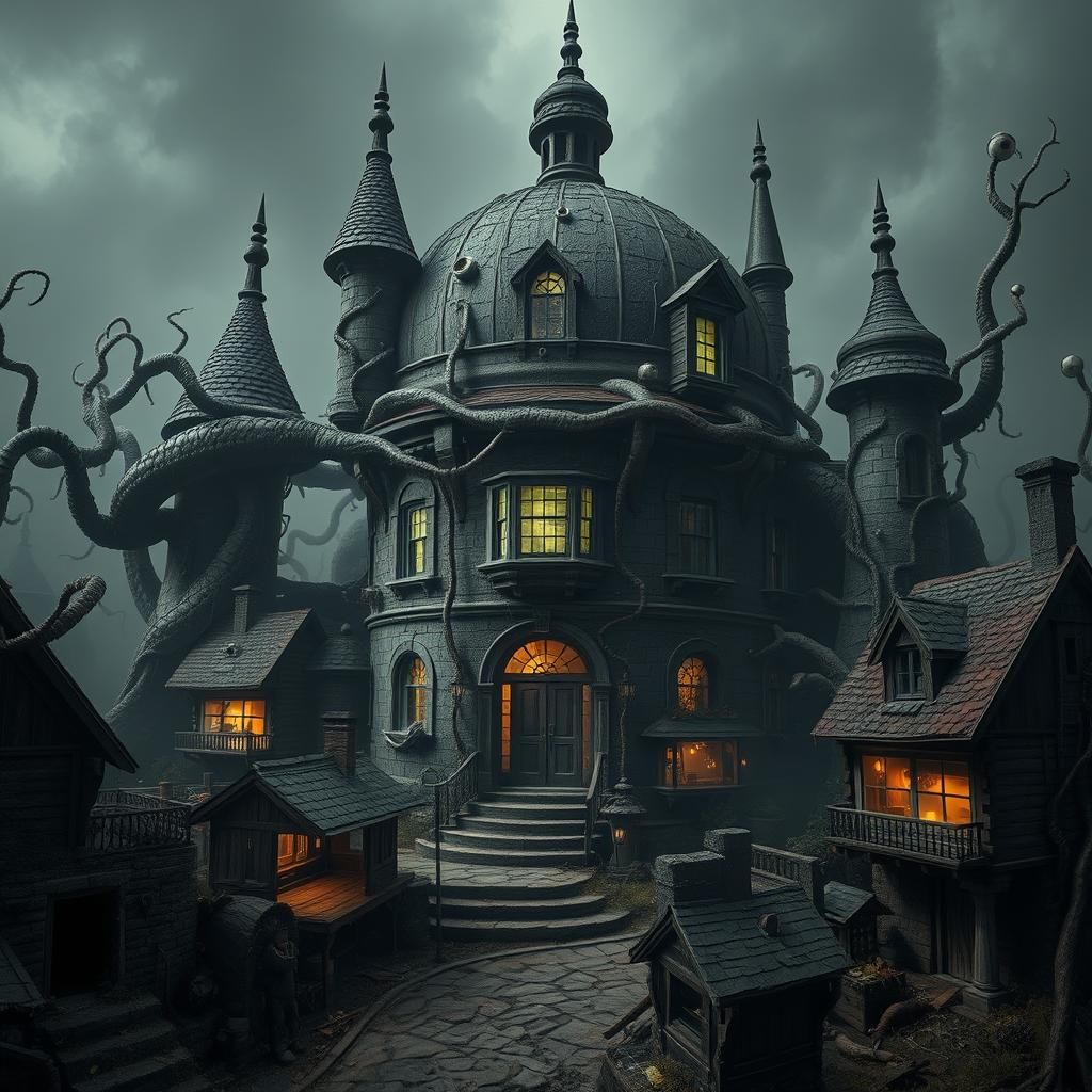 Macabre Mansion: Gothic Horror Landscape