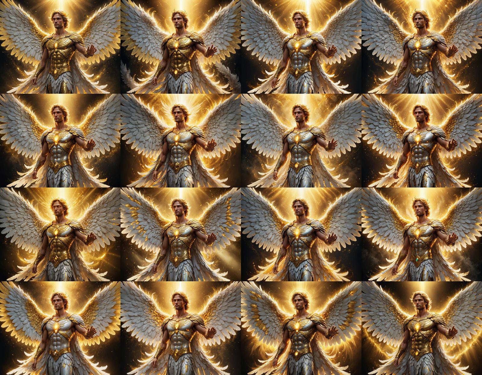 Ascending Light Angel in Hyper-Realistic Digital Art