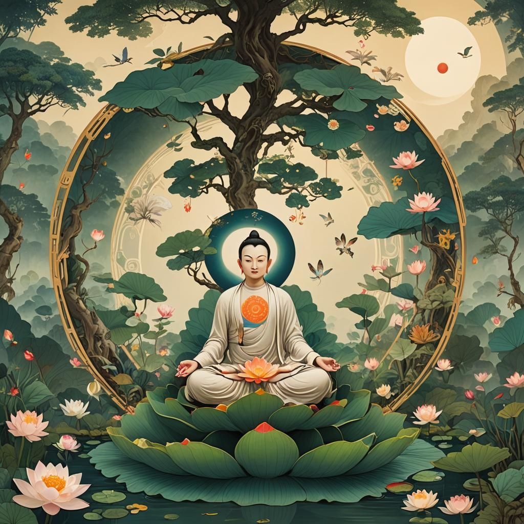 Ethereal Being in Balance with Soul