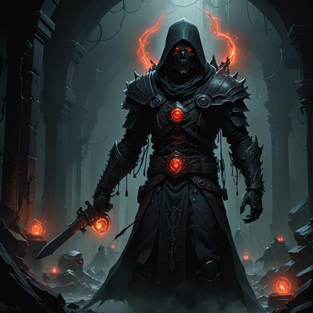 Twisted Cultists in Dark Fantasy Biopunk Hellscape