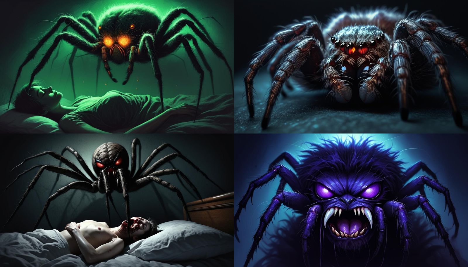 Nightmare Spider: Human-Faced Dream Terror