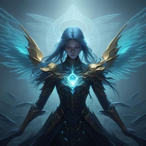 Ethereal Support System in Deep Fantasy Art