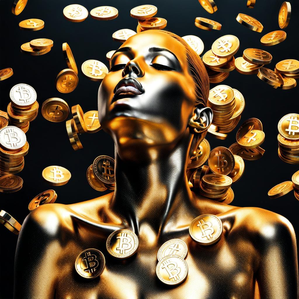 Bitcoin Beauty: A Vanitas-Inspired Digital Artwork
