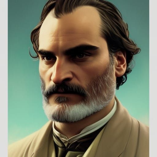 Joaquin Phoenix as Lenin: Hyperdetailed Portrait