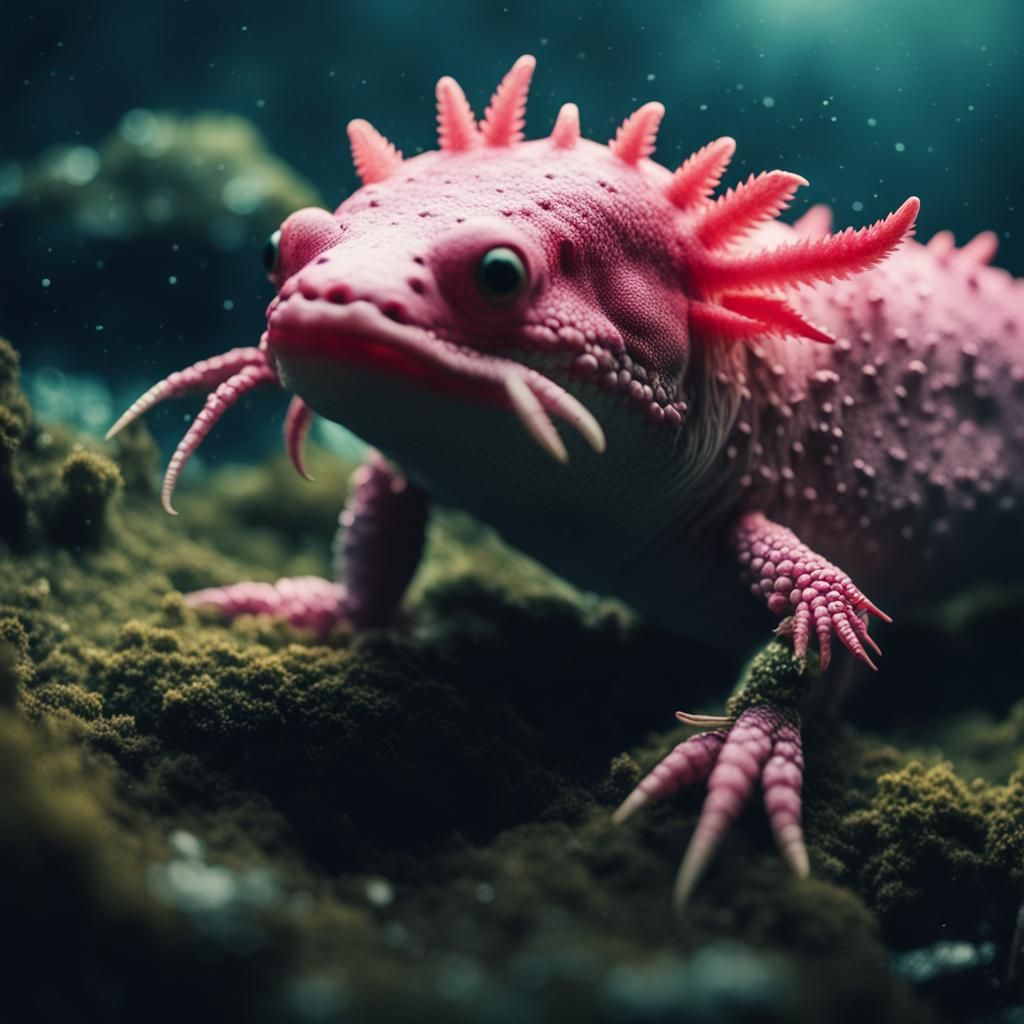 Scary Axolotl