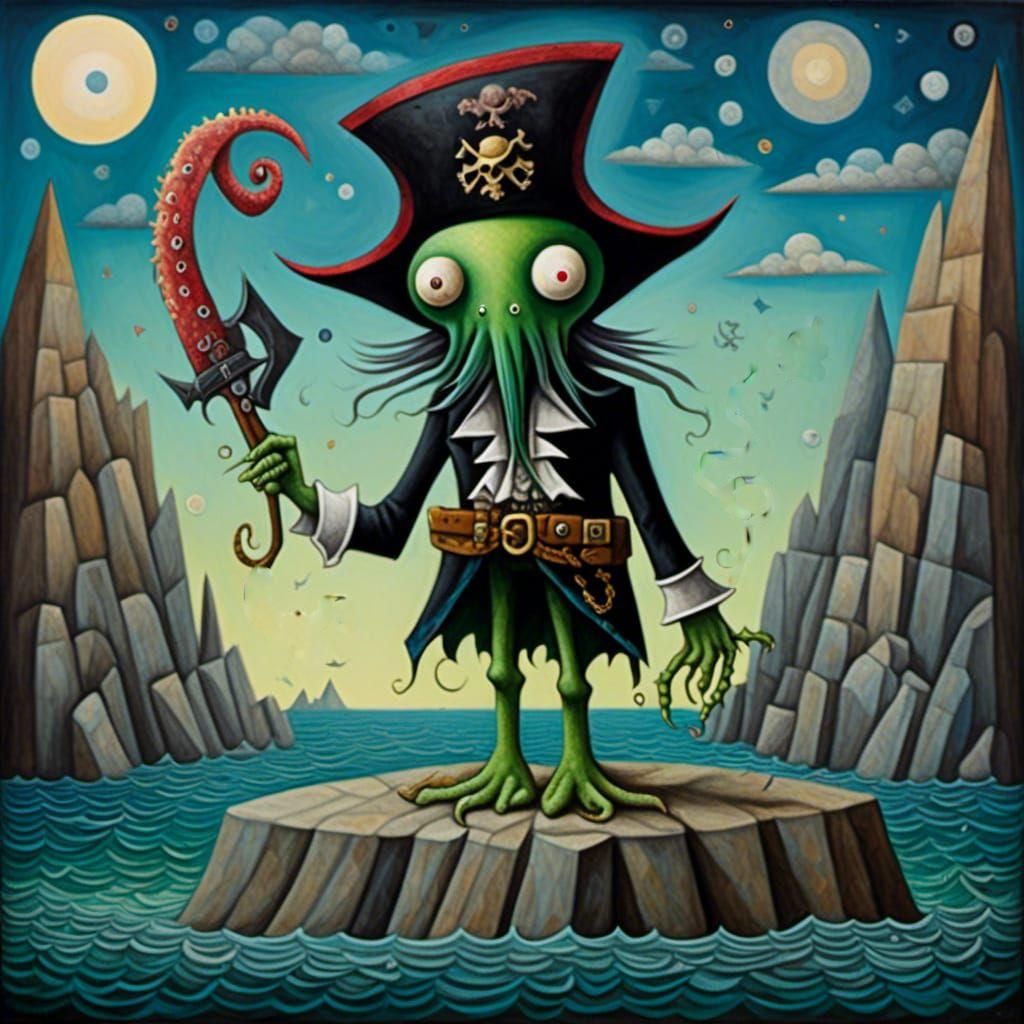 Abstract Surreal Background Pattern