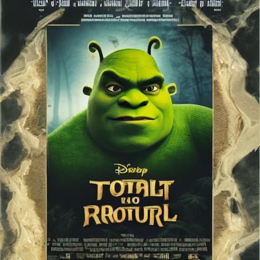 Shrek and Gru Fusion in Misty Forest