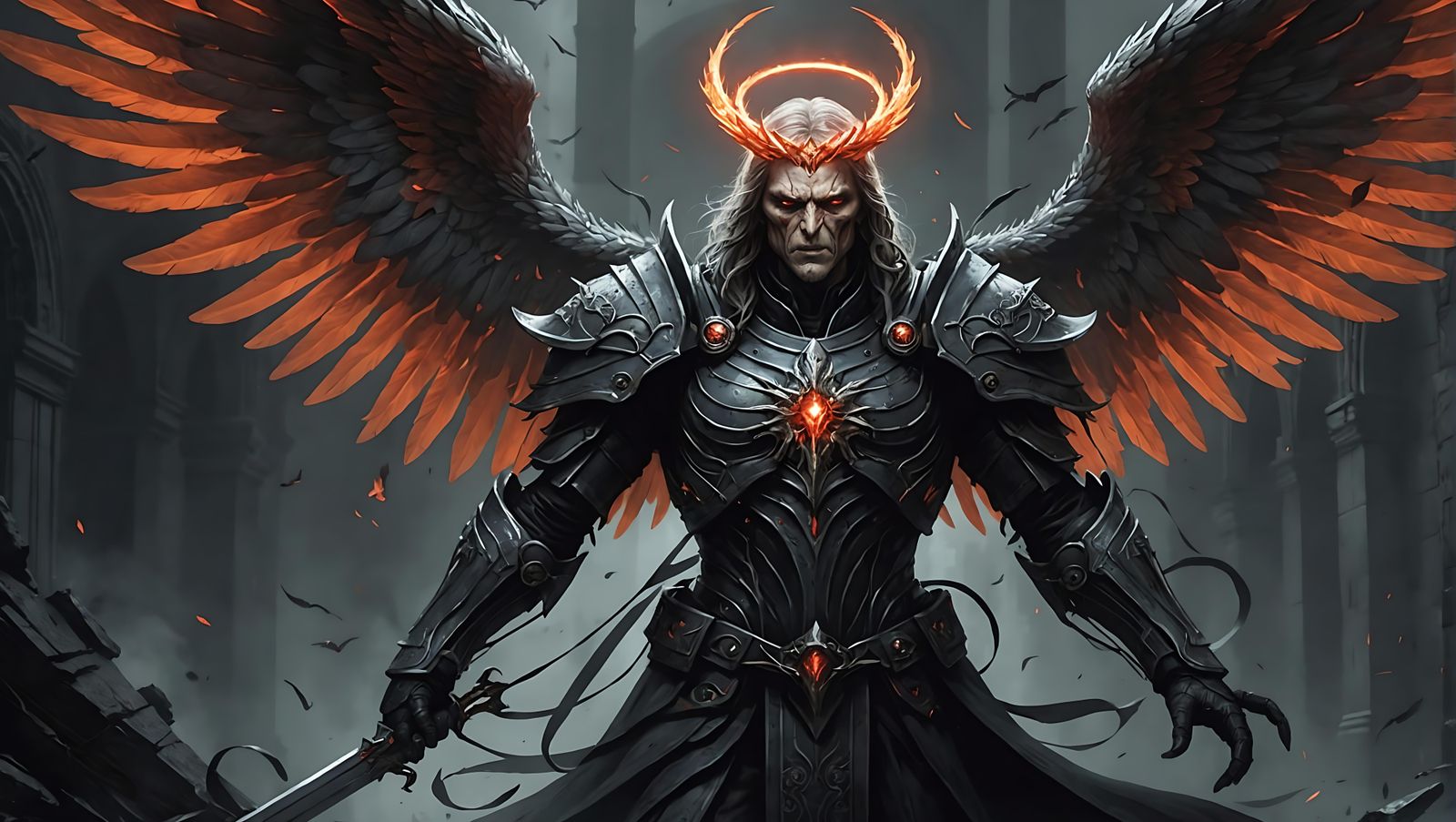 Stylized Angel of Madness