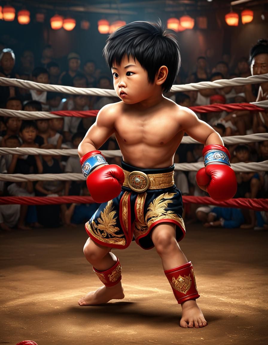Angry Child Muay Thai Fighter Movie Poster
