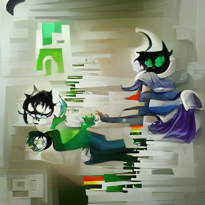 Homestuck Inspired AI Art