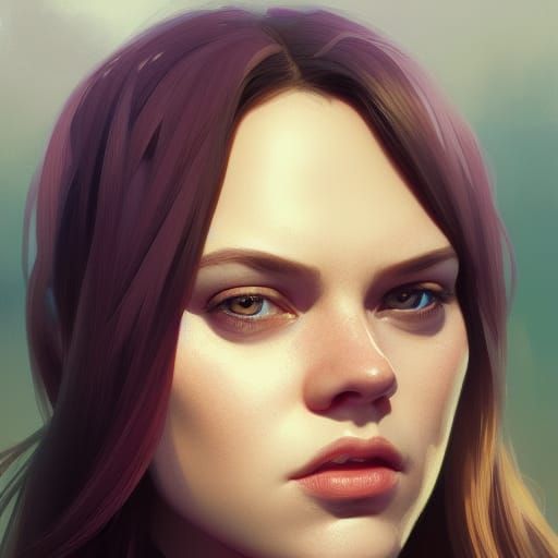 Meg Griffin Portrait by Greg Rutkowski and Artgerm