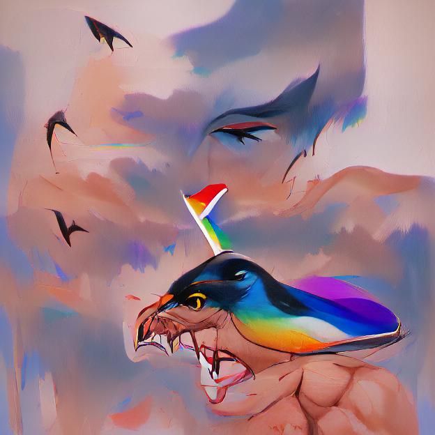 AI Interpretation of Swallowing Your Pride