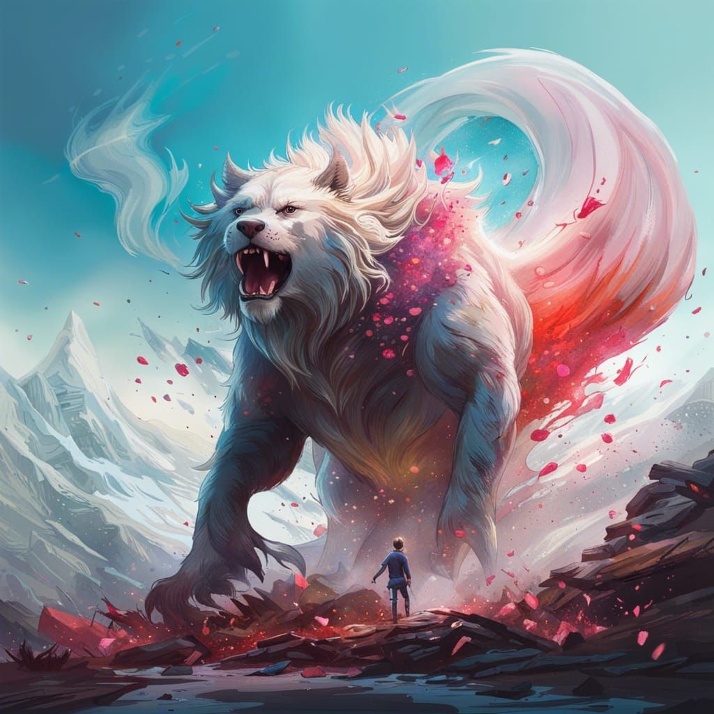 Fierce Warrior Portrait in Hyperrealistic Digital Art