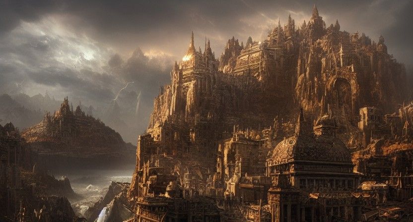 Epic Cinematic Digital Matte Painting