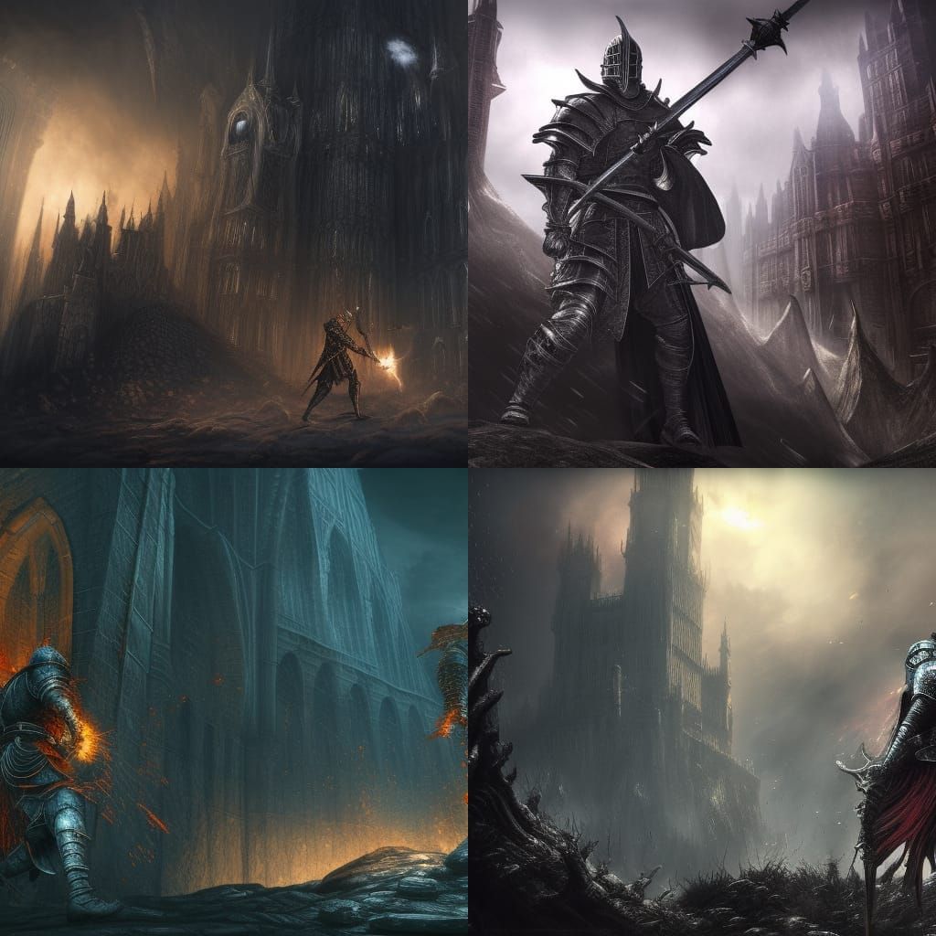 Dark Souls Knight's Death in a Castle