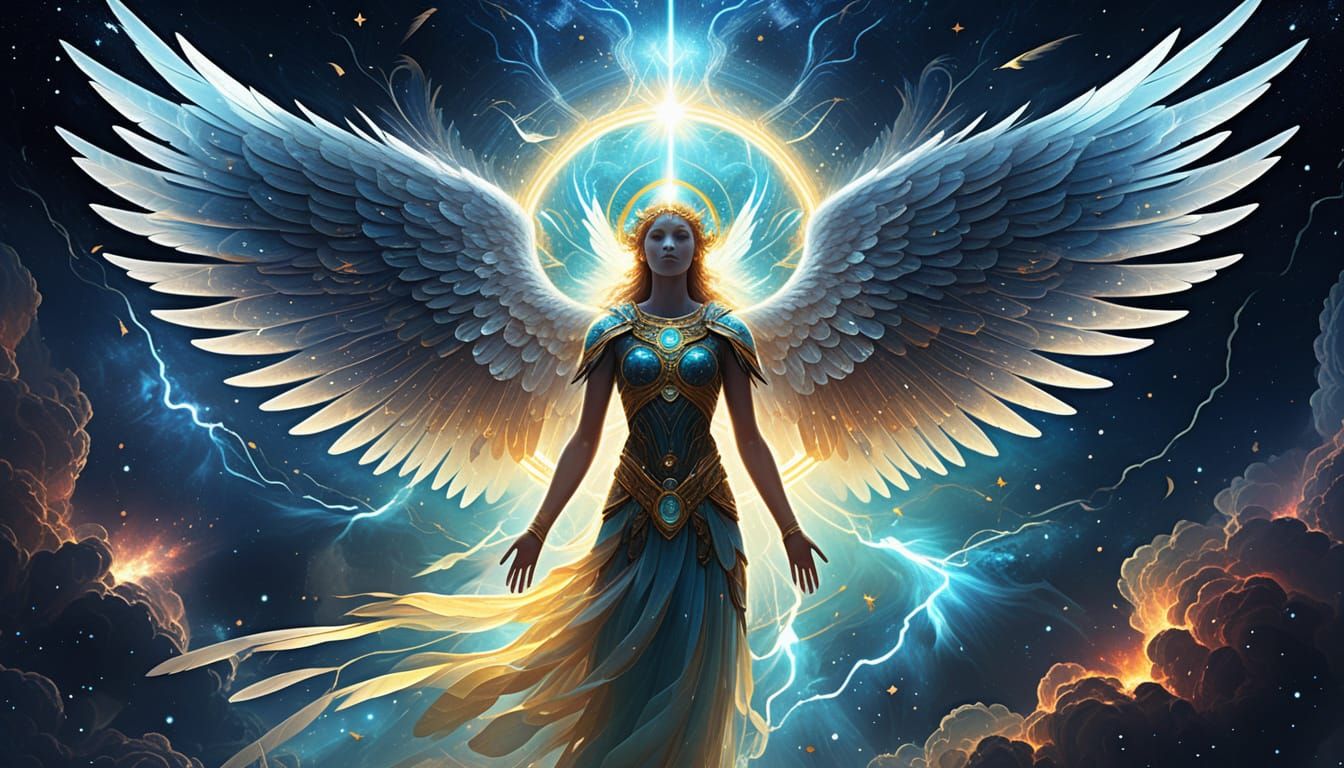 Divine Angelic Being: Human to Cosmic Form