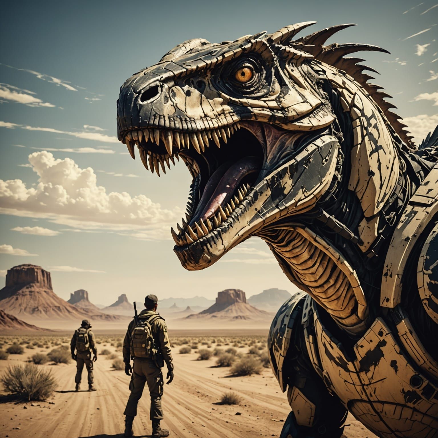 Cinematic Disappearing Bridge in Dramatic Lighting