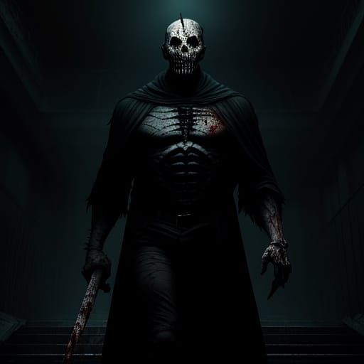 Ominous Figure in Abandoned Hospital