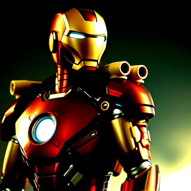 Ironman Toy Figure with Missile Launcher