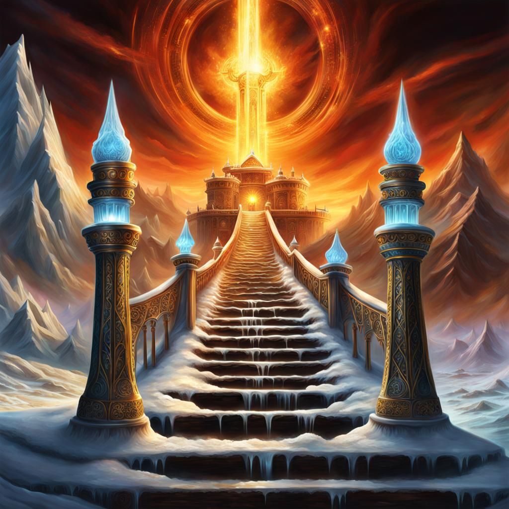 Elemental Ice Path to a Heavenly Palace
