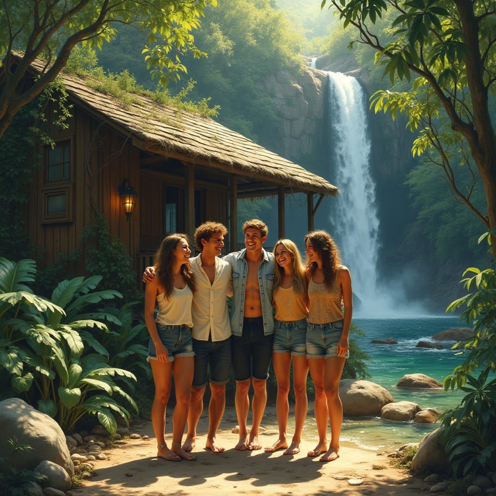 Midlife Friends Reunite in Lush Jungle Oasis